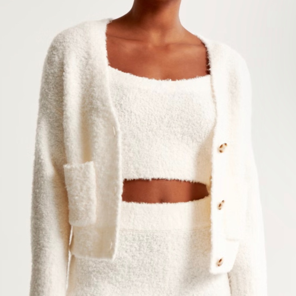 Lounge Boucle Cardigan